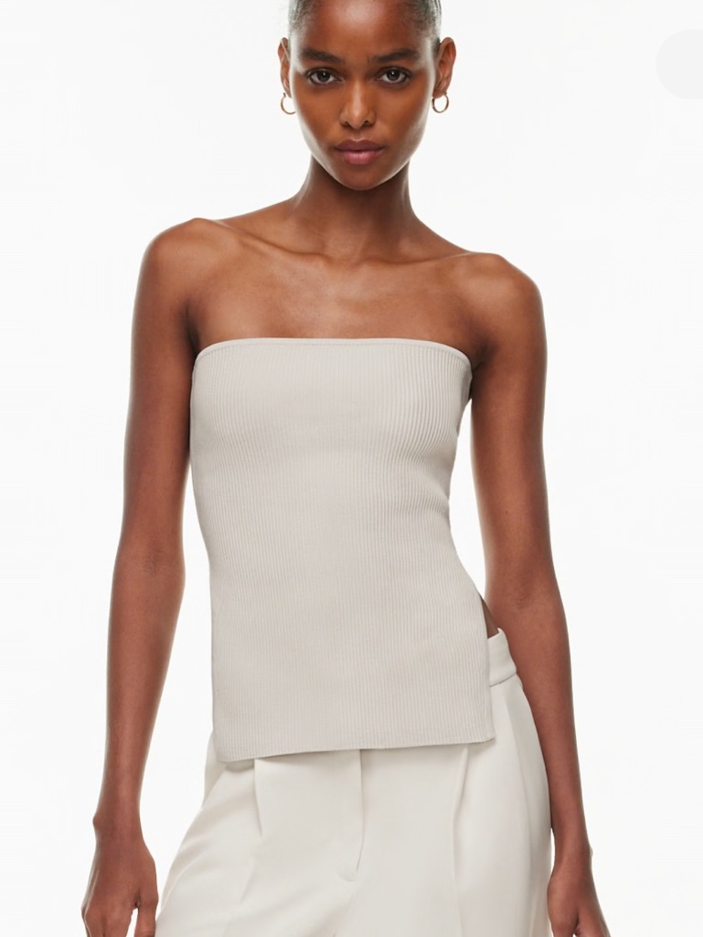 Aritzia sculpt knit savy tube top